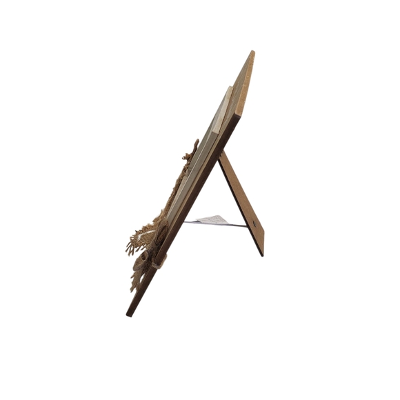 Live Love Laugh Wooden Picture Frame with Burlap Accents - Picture 5 of 8